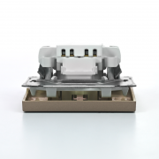 Выключатель 1-кл. ArtGallery (сх. 1а) 10AX с подсветкой механизм шампань SE GAL000513 GAL000513