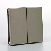 Выключатель 2-кл. ArtGallery (сх. 5) 10AX механизм шампань SE GAL000551 GAL000551