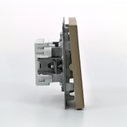 Выключатель 2-кл. ArtGallery (сх. 5) 10AX механизм шампань SE GAL000551 GAL000551