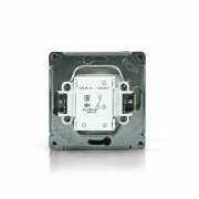 Переключатель 1-кл. ArtGallery IP44 10AX механизм алюм. SE GAL440361 GAL440361