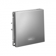 Выключатель 1-кл. ArtGallery (сх. 1а) 10AX с подсветкой механизм сталь SE GAL000913 GAL000913