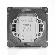 Выключатель 2-кл. ArtGallery (сх. 5а) 10AX с подсветкой механизм бел. SE GAL000153 GAL000153