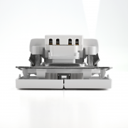 Выключатель 2-кл. ArtGallery (сх. 5а) 10AX с подсветкой механизм бел. SE GAL000153 GAL000153