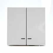 Выключатель 2-кл. ArtGallery (сх. 5а) 10AX с подсветкой механизм бел. SE GAL000153 GAL000153