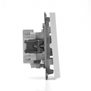 Выключатель 2-кл. ArtGallery (сх. 5а) 10AX с подсветкой механизм бел. SE GAL000153 GAL000153