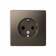 Розетка ArtGallery 16А с заземл. механизм мокко SE GAL000643 GAL000643
