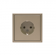Розетка ArtGallery 16А с заземл. механизм шампань SE GAL000543 GAL000543
