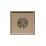 Розетка ArtGallery 16А с заземл. механизм шампань SE GAL000543 GAL000543