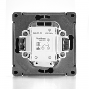 Выключатель 2-кл. ArtGallery (сх. 5а) 10AX с подсветкой механизм грифель SE GAL000753 GAL000753