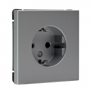 Розетка ArtGallery 16А с заземл. механизм алюм. SE GAL000343 GAL000343