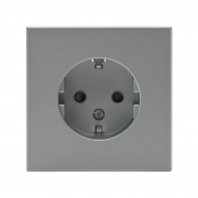 Розетка ArtGallery 16А с заземл. механизм алюм. SE GAL000343 GAL000343