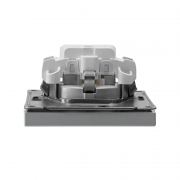 Розетка ArtGallery 16А с заземл. механизм алюм. SE GAL000343 GAL000343