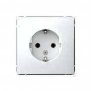 Розетка ArtGallery 16А с заземл. механизм бел. SE GAL000143 GAL000143