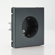 Розетка ArtGallery 16А с заземл. механизм грифель SE GAL000743 GAL000743