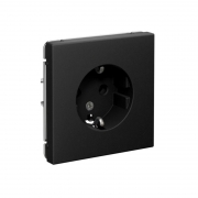 Розетка ArtGallery 16А с заземл. механизм карбон SE GAL001043 GAL001043
