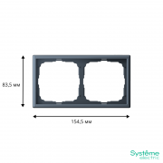 Рамка 2-м ArtGallery универс. грифель SE GAL000702 GAL000702