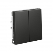 Переключатель 2-кл. ArtGallery (сх. 6/2) 10AX механизм базальт SE GAL001465 GAL001465