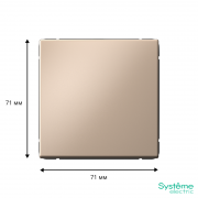 Переключатель 1-кл. ArtGallery (сх. 6) 10AX механизм песочн. SE GAL001261 GAL001261