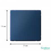 Выключатель 1-кл. ArtGallery (сх. 1) 10AX аквамарин SE GAL001111 GAL001111