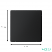 Выключатель 1-кл. ArtGallery (сх. 1) 10AX карбон SE GAL001011 GAL001011