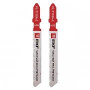 Пилка для электролобзика прямые T118A (чистовой рез по металлу)(HSS) (уп.2шт) Expert EKF pl-t118a-2 pl-t118a-2