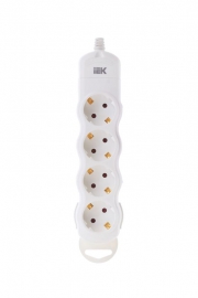 Колодка удлинителя 4-мест. с заземл. РПр04 IEK WYP10-D-KP-16-04-ZS-K01 WYP10-D-KP-16-04-ZS-K01