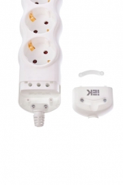 Колодка удлинителя 4-мест. с заземл. РПр04 IEK WYP10-D-KP-16-04-ZS-K01 WYP10-D-KP-16-04-ZS-K01