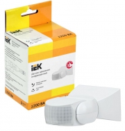 Датчик движения ДД 013 1200Вт угол обз. 180град. 12м IP65 бел. IEK LDD10-013-1100-001 LDD10-013-1100-001