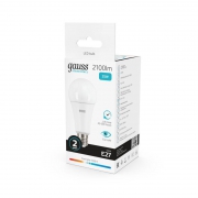 Лампа светодиодная Elementary 25Вт A67 4100К нейтр. бел. E27 2100лм GAUSS 73225 73225