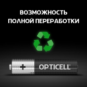 Элемент питания алкалиновый AAA/LR03 (блист. 12шт) Basic Opticell 5051011 5051011
