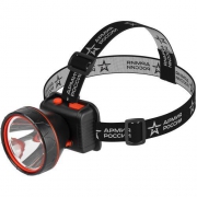 Фонарь аккумуляторный налобный светодиодный АРМИЯ РОССИИ GA-803 5Вт 135Лм Вектор 3 режима Эра Б0056112 Б0056112