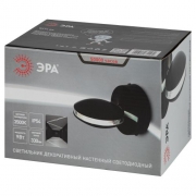 Светильник светодиодный WL44 BK 9Вт 3500К IP54 для интерьера/фасадов черн. Эра Б0054424 Б0054424