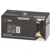 Светильник светодиодный WL42 WH+GD 10Вт 3500К IP54 для интерьера/фасадов бел./зол. Эра Б0054421 Б0054421