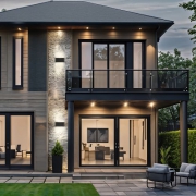 Светильник светодиодный WL41 GR 10Вт 3500К для интерьера/фасадов IP54 сер. Эра Б0054418 Б0054418