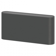 Светильник светодиодный WL41 GR 10Вт 3500К для интерьера/фасадов IP54 сер. Эра Б0054418 Б0054418