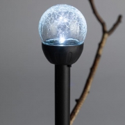 Светильник садовый Капля холодный белый высота 33см 1LED на солнечной батарее Эра Б0062363 Б0062363