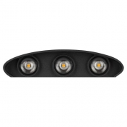 Светильник WL12 BK декор. подсветка светодиод. 6х1Вт IP54 черн. ЭРА Б0034611 Б0034611