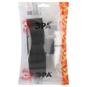 Разветвитель электрический SPx-3e-B на 3 розетки с заземл. 16А черн. Эра Б0059723 Б0059723