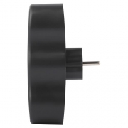 Разветвитель электрический SPx-3e-B на 3 розетки с заземл. 16А черн. Эра Б0059723 Б0059723