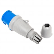 Вилка переносная 023 2Р+РЕ 32А 220В IP44 PROxima EKF ps-023-32-220-PRO ps-023-32-220-PRO