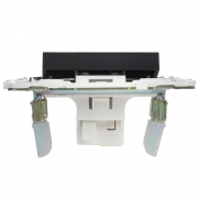 Выключатель 1-кл. SKANDY 10А SK-V01Bl черн. IEK SK-V10-0-10-K02 SK-V10-0-10-K02