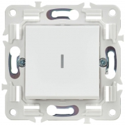 Выключатель 1-кл. SKANDY 10А SK-V07W с индикацией арктич. бел. IEK SK-V10-1-10-K01 SK-V10-1-10-K01