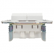 Выключатель 2-кл. SKANDY 10А SK-V04W арктич. бел. IEK SK-V20-0-10-K01 SK-V20-0-10-K01