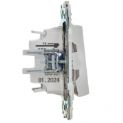 Выключатель проходной 2-кл. SKANDY 10А SK-V05W арктич. бел. IEK SK-V22-0-10-K01 SK-V22-0-10-K01