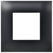 Рамка 1-м SKANDY SK-F01Bl черн. IEK SK-M12-K02 SK-M12-K02