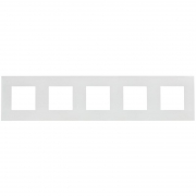 Рамка 5-м SKANDY SK-F05W арктич. бел. IEK SK-M52-K01 SK-M52-K01