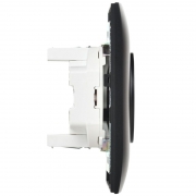 Розетка 2-м SKANDY 10А без заземл. без защ. шторок в сборе SK-R10Bl черн. IEK SK-R20-10-K02-F SK-R20-10-K02-F