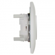 Розетка 2-м SKANDY 10А без заземл. без защ. шторок в сборе SK-R10W арктич. бел. IEK SK-R20-10-K01-F SK-R20-10-K01-F