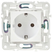 Розетка SKANDY 16А с заземл. без защ. шторок SK-R05W арктич. бел. IEK SK-R11-16-K01 SK-R11-16-K01