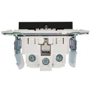 Розетка SKANDY 16А с заземл. защ. штроки SK-R04Bl черн. IEK SK-R14-16-K02 SK-R14-16-K02